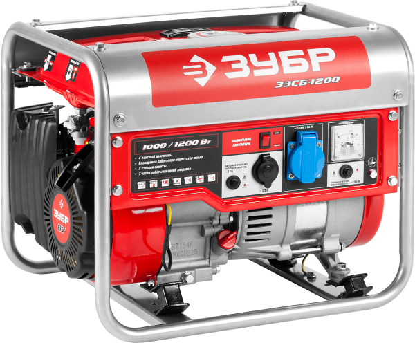 Электрогенератор 1200 Вт, МАСТЕР ЗУБР