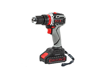 Дрель-шуруповерт акк. бесщеточная PSR18-D4 Promo (20В, 1 Li акк 1,5 Ач, 40Нм,ударн, фикс. шпинд, кор) P.I.T 