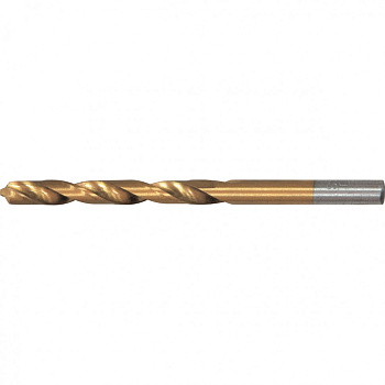 Сверло 10,0 по металлу, 10 мм, HSS,нитридтитановое покрытие,цилиндрический хвостовик MATRIX
