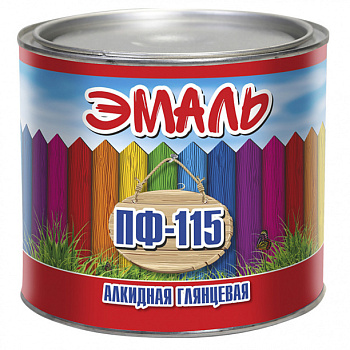 Эмаль ПФ 115 красная (1,8 кг)