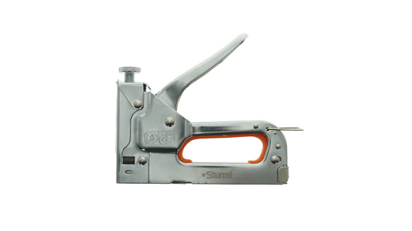 1071-01-06 Степлер меб.регулируемый,с 8мм скобами(53) 100шт,тип скобы 53, 4-14 мм, Sturm!