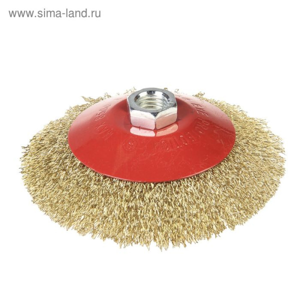 Щетка для УШМ,"тарелка" 125мм,присоединительная гайка М14