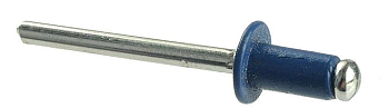 Заклепка 4,0*10 алюминий/сталь РАЛ 5002