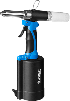 Заклепочник пневматический, для заклепок из нержав стали, 2,4-3,2-4-4,8мм ЗУБР