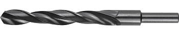 Сверло 15,0 мм по металлу, быстрорежущая сталь, класс В, хвостовик 10мм, ЗУБР 