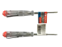 1040-02-VTC Отвертка индикаторная 130 мм, 100-500В,прям. шлиц, СОЮЗ