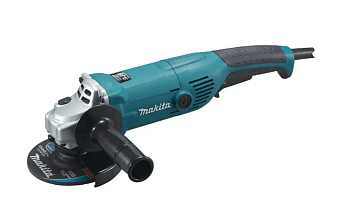 Углошлифовальная машина УШМ GA5021 Makita (ф125мм, 1050Вт, 11000об\м, 2.3кг ,кор, муфта,SJS,фикс вкл-ля, шлиф диск) 