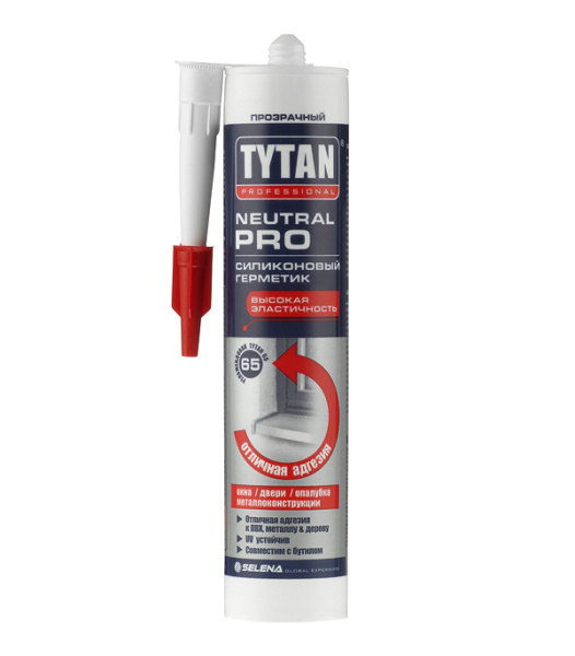 Герметик силиконовый Neutral PRO белый Tytan Professional 310 мл