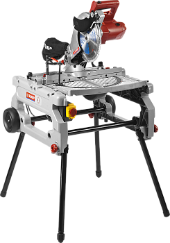 Пила торцовочная комбинированная на ножках, 1800 Вт, 355мм, МАСТЕР