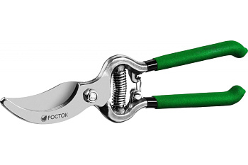 Секатор 200мм плоскостной, цельнокован, с овальными рукоятками
