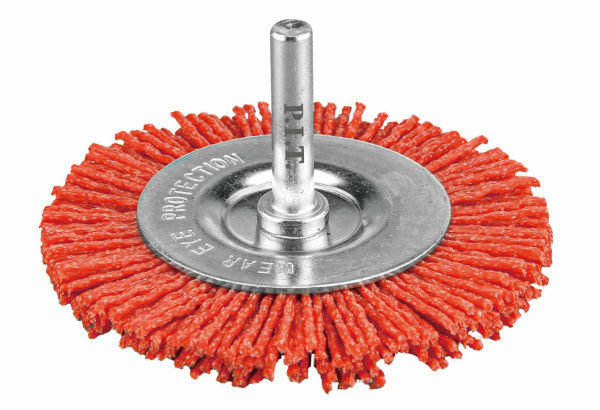 Щетка нейлоновая дисковая P.I.T. 100x1,2мм хвостовик 6 мм(APLS11-N100)
