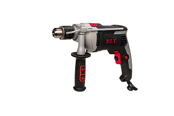 Дрель ударная PSB13-C8 P.I.T. (950Вт, мет. корпус редуктора, 0-3000 об/мин, ключевой патрон 13мм)