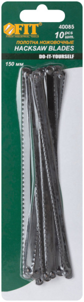 Полотно по металлу 150мм, углеродистая сталь (10шт/упак) FIT