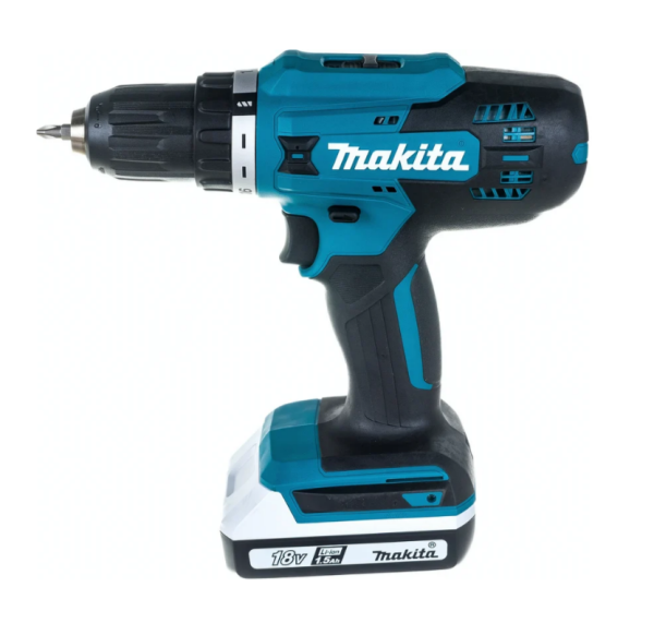 Дрель-шуруповерт аккумуляторная G-серия Makita (18В,13мм,42/24Нм, 2х2АчLi-i