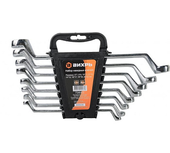 Набор накидных ключей 8 шт 6-22мм Вихрь 73/6/5/2