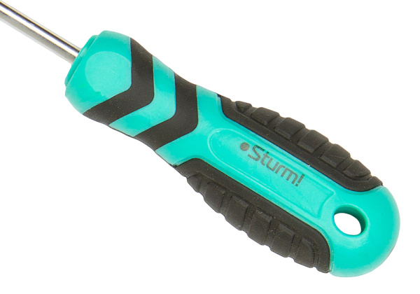 1040-21-TR20-100 Отвертка шлиц ТРЕУГОЛЬНИК мангнит. наконеч., эрго ручка 2.0*100мм, Sturm!
