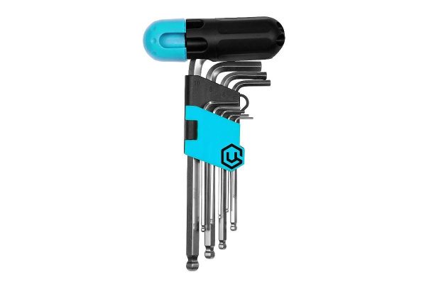 Набор шестигранных ключей ДЛИННЫЕ с шаровым окончанием 9шт ЦИ