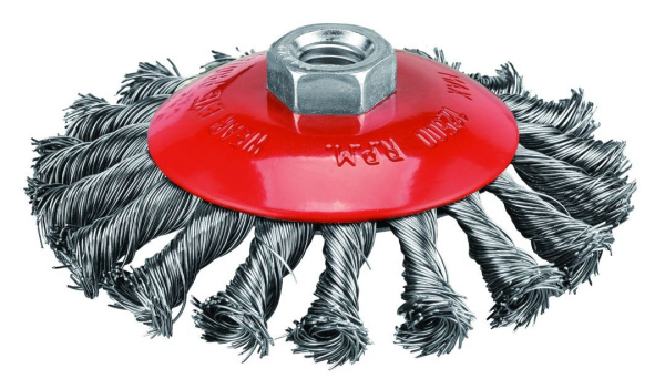 Щетка круглая витая P.I.T. 125x0,5мм M14(APLS12-Q125)