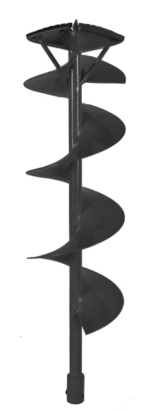 ББС-01-200-Л Шнек для мотобуров, ЛЕДОРУБ, диам 200мм, длин. 800мм, под вал 20мм,  СОЮЗ