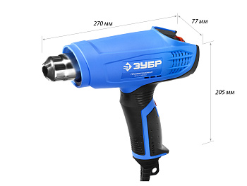 Фен технический ЗУБР ФТ-П1800 регул тем-ры 2 реж 80-550град,35