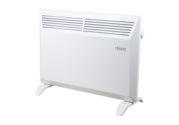 CH1500RF Конвектор 1500Вт,ал.наг.эл-т X-shape,механ.термост,напол,защ.от перегр/опрокид.Sturm!