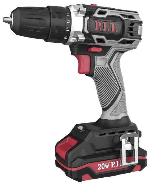 Дрель аккумуляторная P.I.T. PBM20H-10B/1