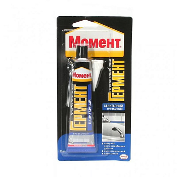 Герметик Силиконовый Санитарный  ГЕРМЕНТ (прозрачный), 85 мл на един.блистере