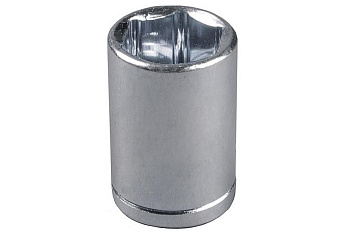 Торцовая головка 27мм 1/4" ЗУБР Мастер, SUPER LOCK хроматированное покрытие 