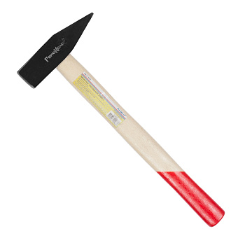 Молоток слесарный,деревянная рукоятка 1000г. (Hobbi)