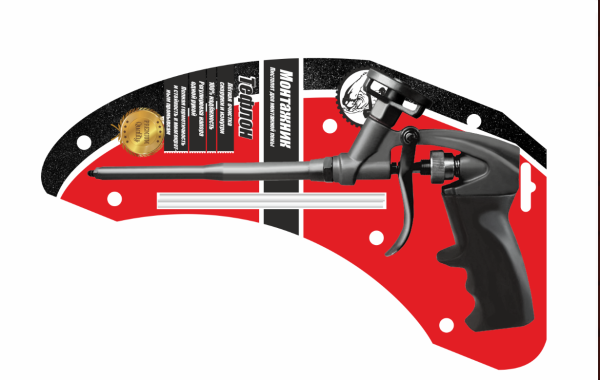 Пистолет для монтажной пены 18см "Монтажник" Облегченный