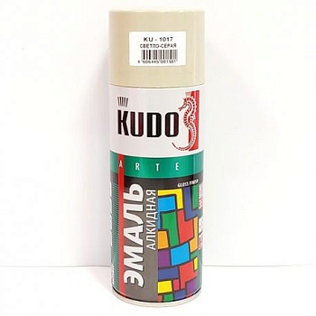 Краска флуоресцентная оранжево-красная 520мл KUDO