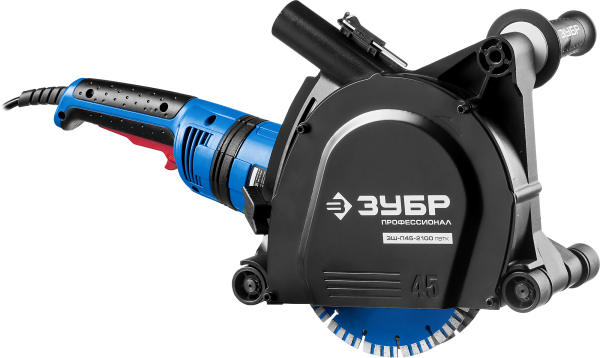 Штроборез + мет. ящик, 2100Вт, 180мм, ПРОФ ЗУБР