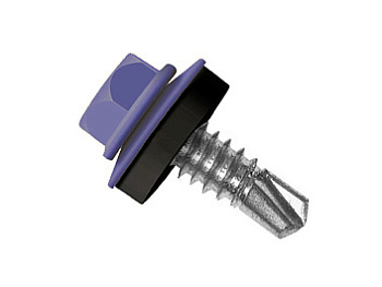 Саморез 6,3*32 кровельный RAL 5002 ультрамариново-синий
