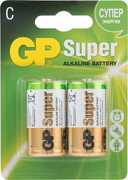 Батарейка 1,5V тип С,2шт