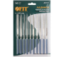 Надфили алмазные ПФХ ручка 3*140*50мм, 10шт 42171