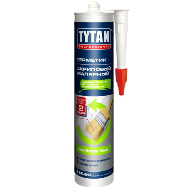 Герметик Акриловый малярный белый Tytan Professional 280 мл