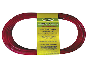 Шнур 20м х 3мм хозяйственный армированный с полимерным покрытием, цветной (шт.)