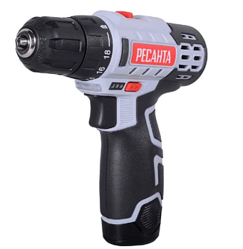 Дрель-шуруповерт аккумуляторная ДА-12-2Л Ресанта 75/14/1