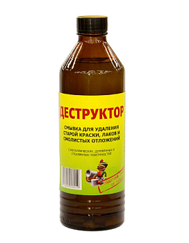 Смывка "Деструктор" Краффа 0,5 л (средство для удаления старых красок, лаков)