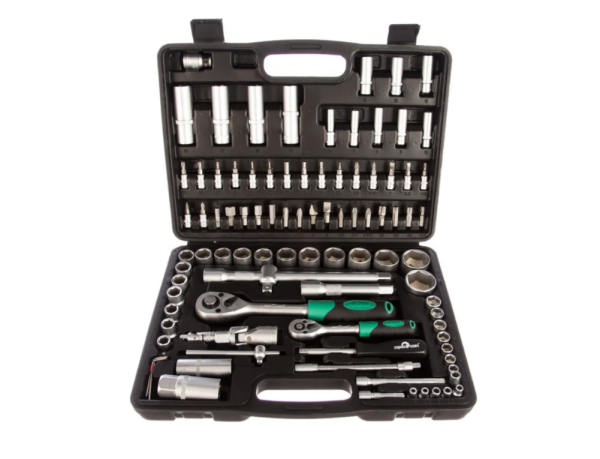 Набор инструмента 94 пр. 1/2" 1/4" 6 гр. Новый чемодан Сервис Ключ 