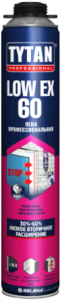 Пена монтажная профессиональная  60 LowEx Титан проф. 750мл.