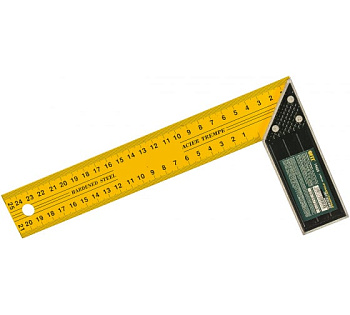 Угольник столярный,металлический 400мм FIT