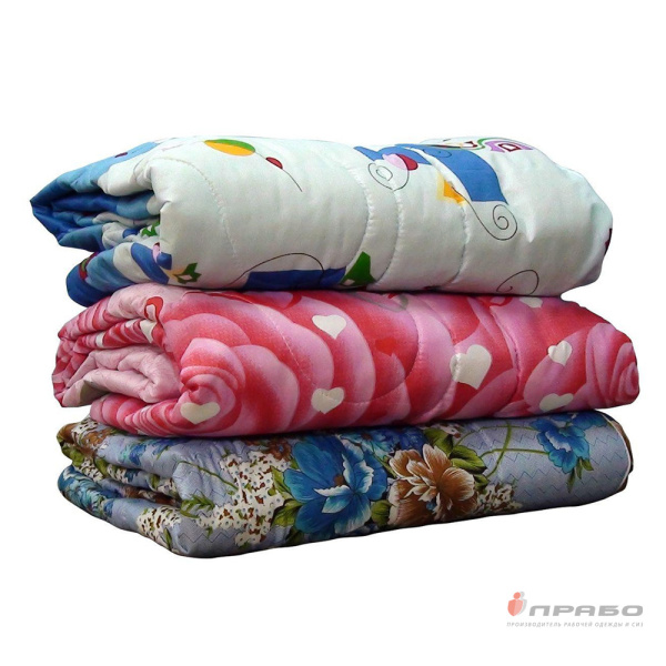 Одеяло синтепоновое прошитое с плотностью 200 г/м² 140х205 см