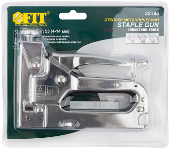 Степлер для скоб тип 53 4-14 мм с регулировкой силы удара ,металический корпус