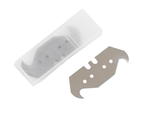 Лезвия сменные для резака, "двойной крюк", углерод. сталь 60Г, 19х60мм, толщина 0,6мм 5шт