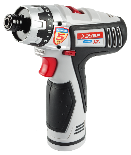 Шуруповерт аккум, 12 В, МАСТЕР ЗУБР
