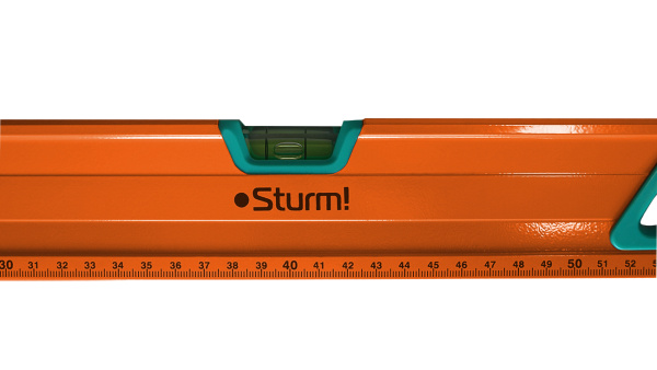 2015-05-800 Уровень АНТИУДАРНЫЙ, МАГНИТНЫЙ, 3 глазка 800мм Sturm!