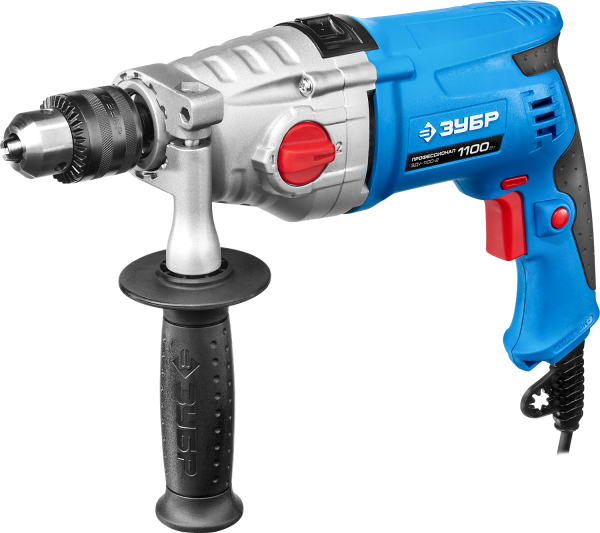 Дрель ударная двухскоростная, 1100 Вт, ПРОФ ЗУБР